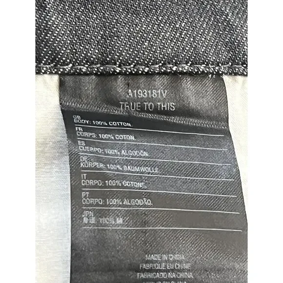 NWT Volcom Solver Denim Jeans Modern Straight Men’s Size 32x32 Gray - Picture 9 of 10